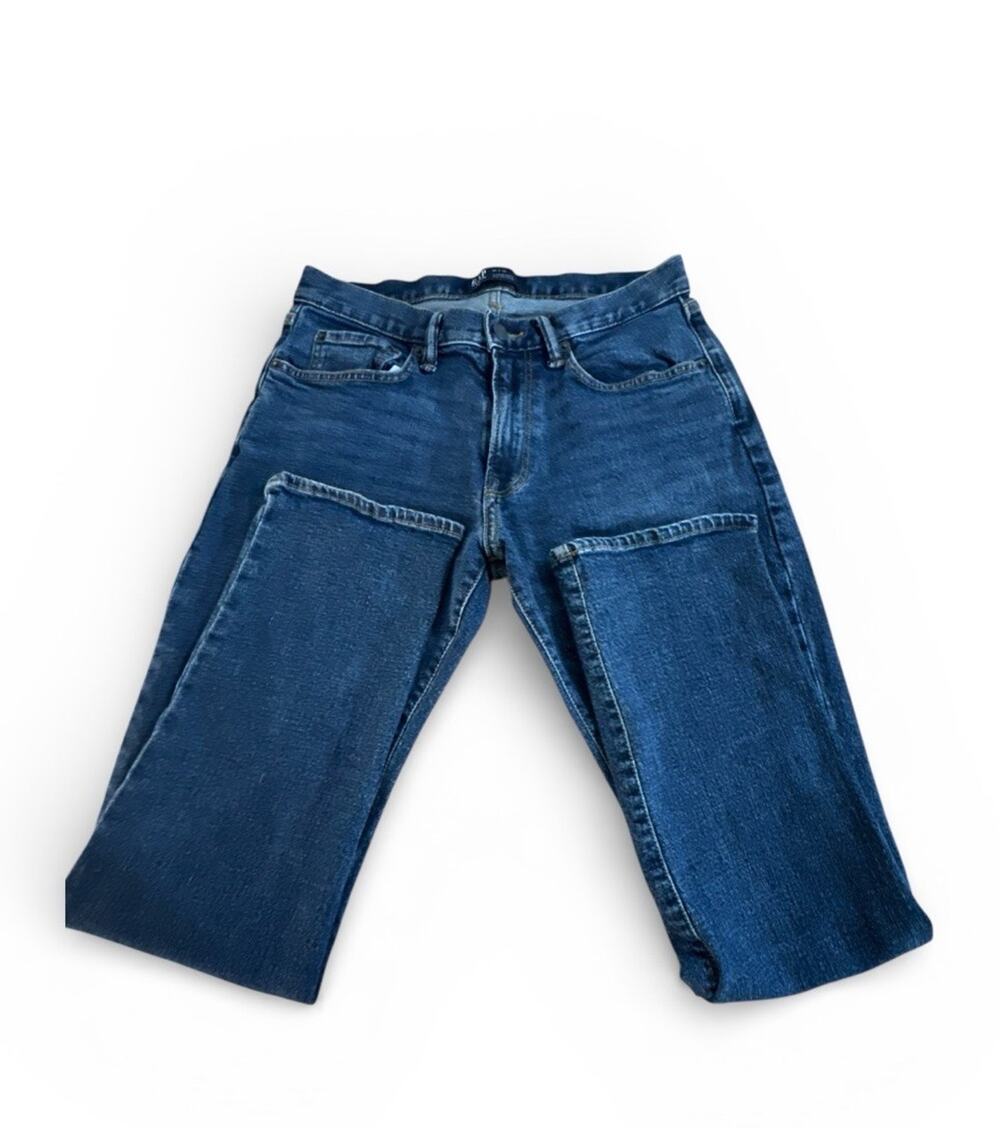 Gap Mens Jeans 29x30 Blue Standard Fit Straight Leg 100% Cotton Denim